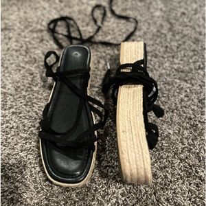 Stylish wrap around Wedges